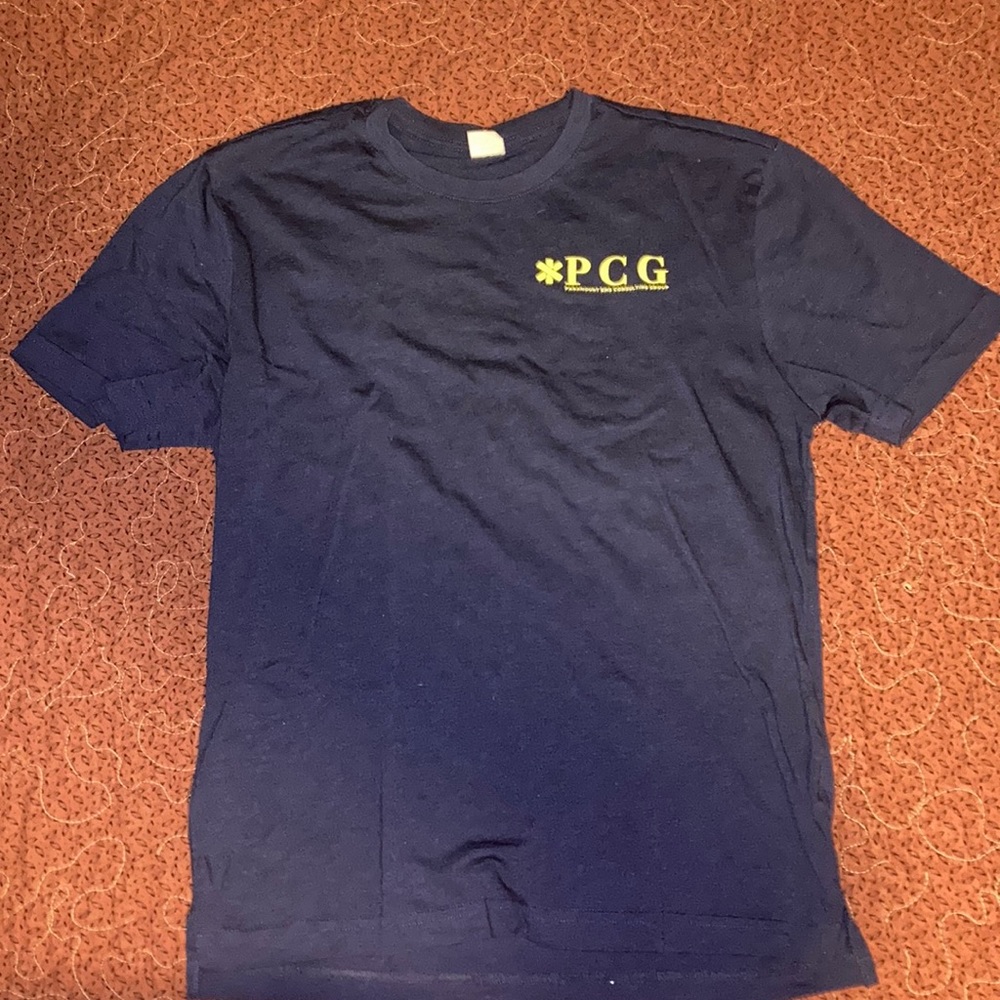 Navy blue T shirt